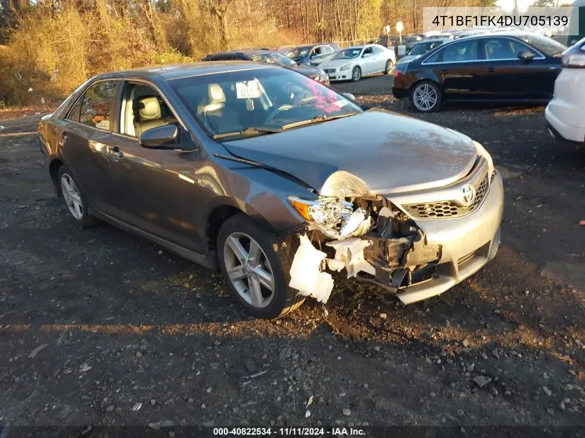 2013 Toyota Camry Se VIN: 4T1BF1FK4DU705139 Lot: 40822534