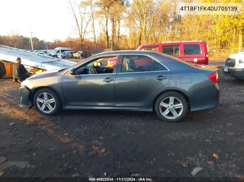 2013 Toyota Camry Se VIN: 4T1BF1FK4DU705139 Lot: 40822534