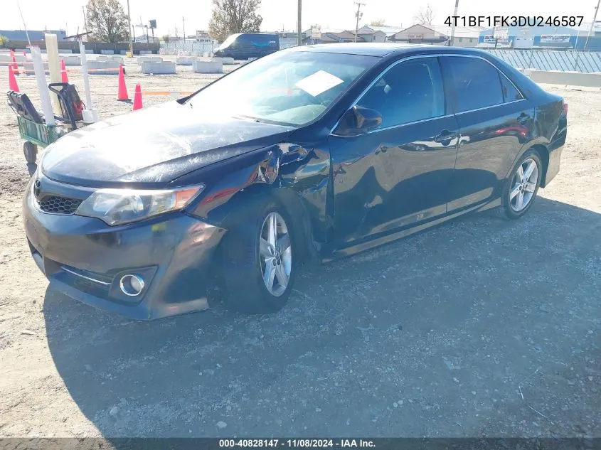 2013 Toyota Camry Se VIN: 4T1BF1FK3DU246587 Lot: 40828147