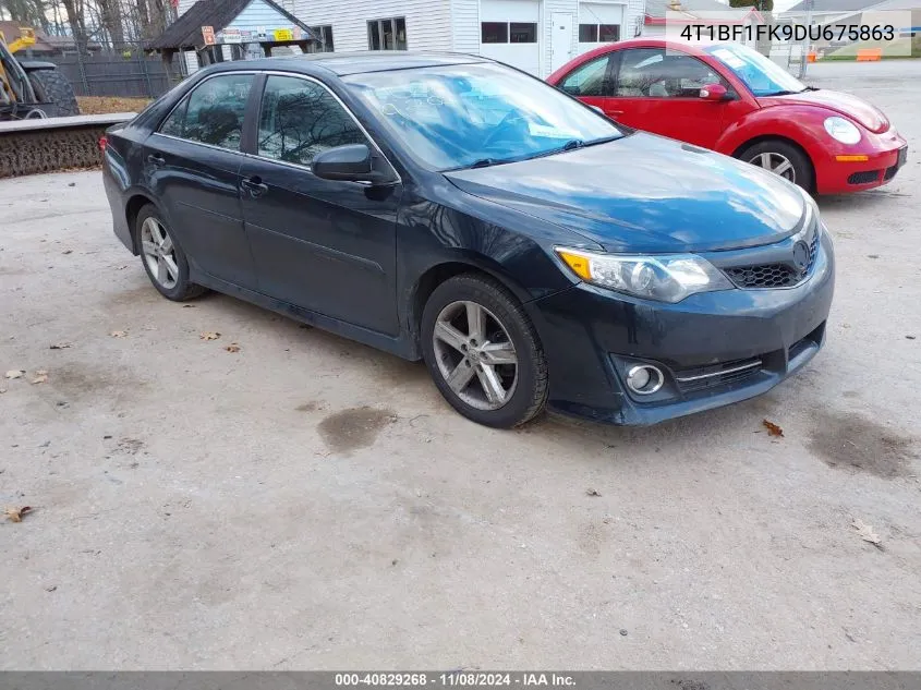 2013 Toyota Camry Se VIN: 4T1BF1FK9DU675863 Lot: 40829268