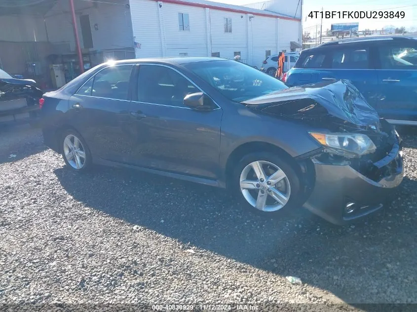 2013 Toyota Camry Se VIN: 4T1BF1FK0DU293849 Lot: 40830929