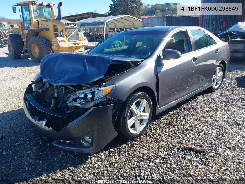 2013 Toyota Camry Se VIN: 4T1BF1FK0DU293849 Lot: 40830929