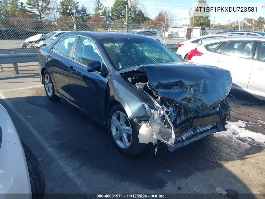 2013 Toyota Camry Se VIN: 4T1BF1FKXDU723581 Lot: 40831971