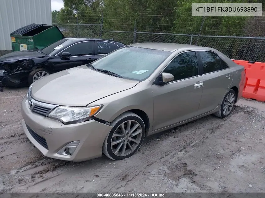 4T1BF1FK3DU693890 2013 Toyota Camry L