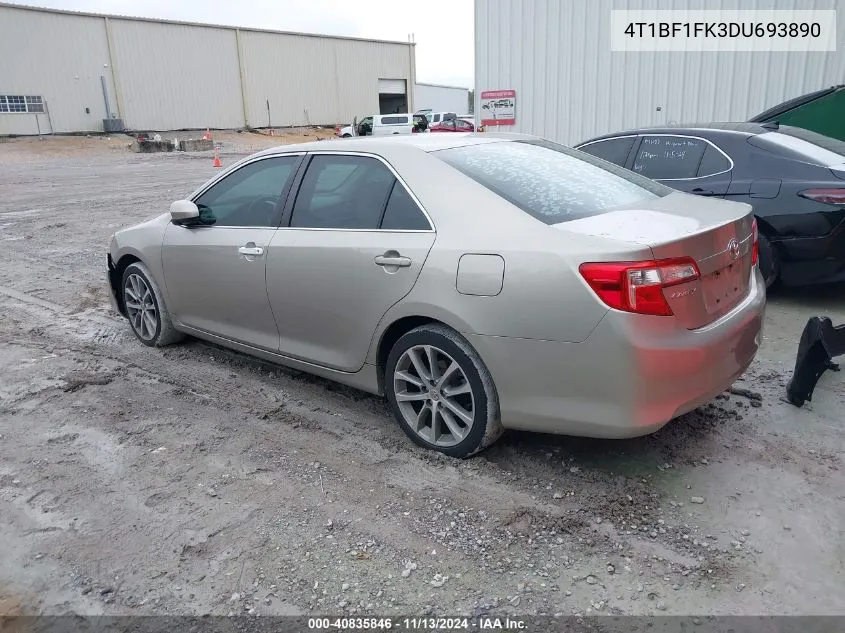 4T1BF1FK3DU693890 2013 Toyota Camry L