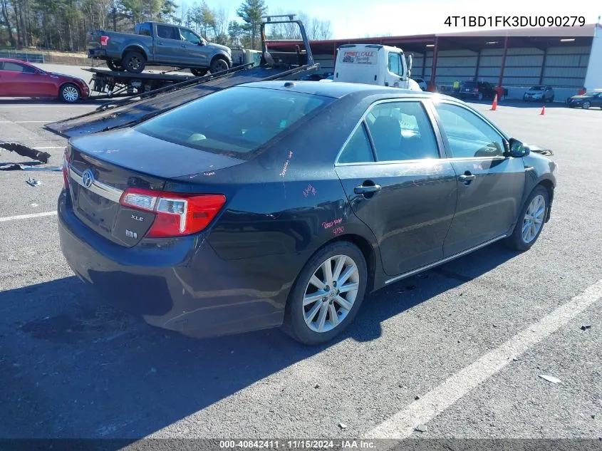 2013 Toyota Camry Hybrid Xle VIN: 4T1BD1FK3DU090279 Lot: 40842411