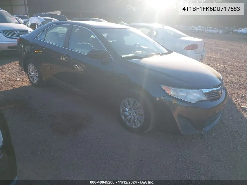 2013 Toyota Camry L VIN: 4T1BF1FK6DU717583 Lot: 40845208