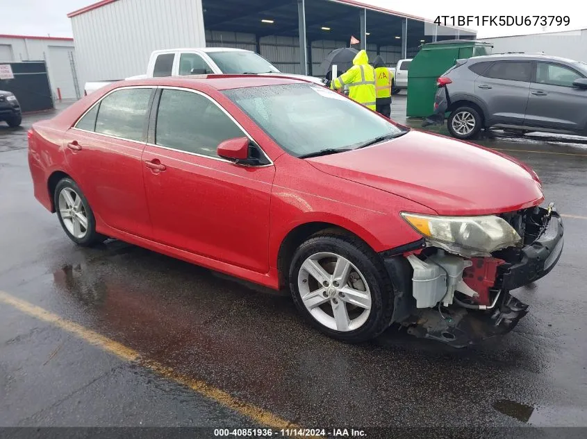 2013 Toyota Camry Se VIN: 4T1BF1FK5DU673799 Lot: 40851936