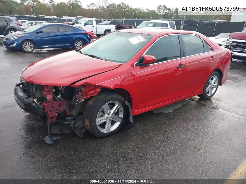 2013 Toyota Camry Se VIN: 4T1BF1FK5DU673799 Lot: 40851936