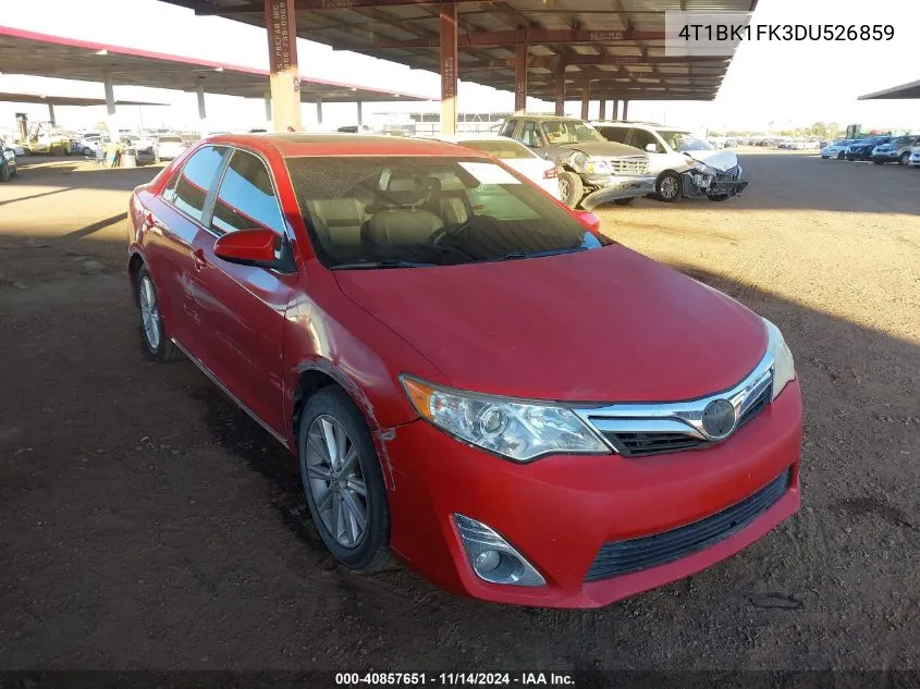 2013 Toyota Camry Xle V6 VIN: 4T1BK1FK3DU526859 Lot: 40857651