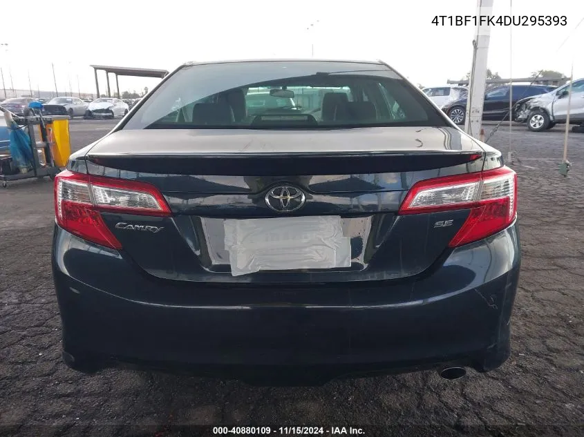 2013 Toyota Camry Se VIN: 4T1BF1FK4DU295393 Lot: 40880109