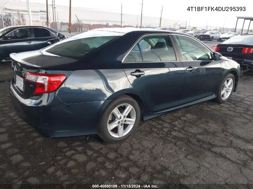 2013 Toyota Camry Se VIN: 4T1BF1FK4DU295393 Lot: 40880109