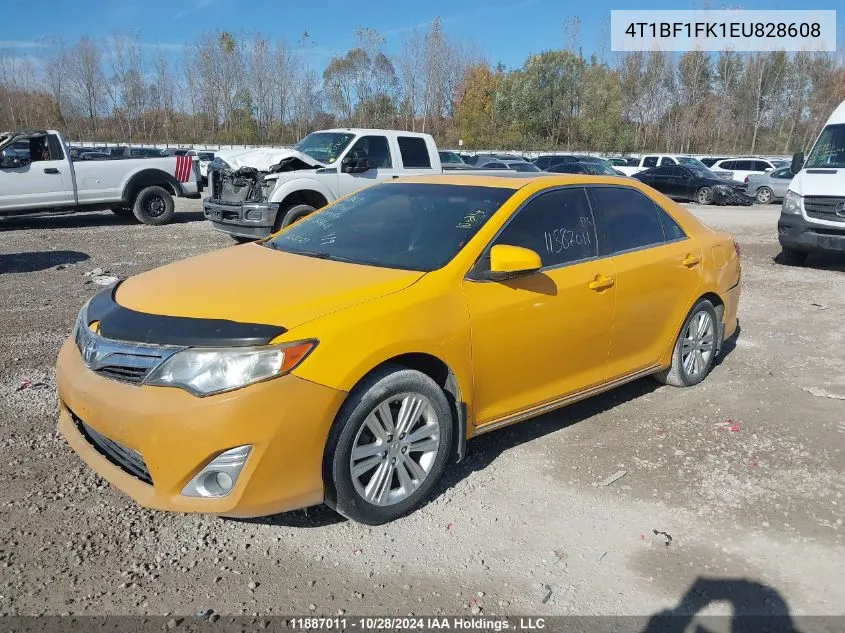 2014 Toyota Camry VIN: 4T1BF1FK1EU828608 Lot: 11887011