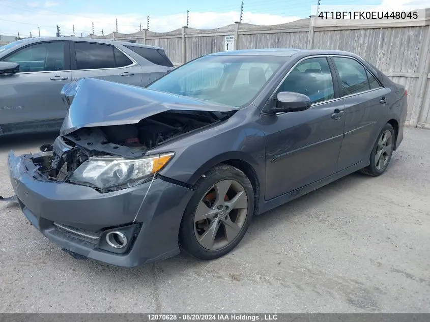 2014 Toyota Camry VIN: 4T1BF1FK0EU448045 Lot: 12070628