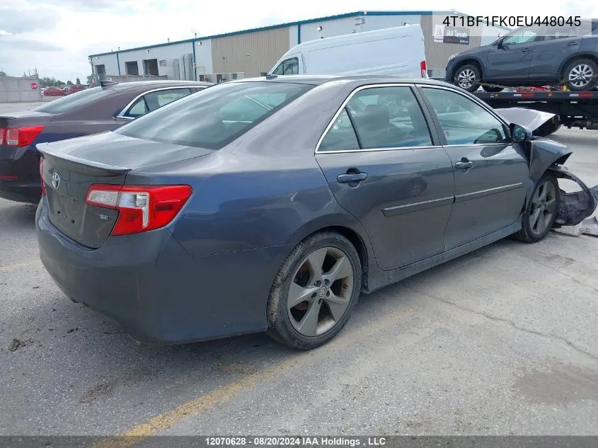 2014 Toyota Camry VIN: 4T1BF1FK0EU448045 Lot: 12070628