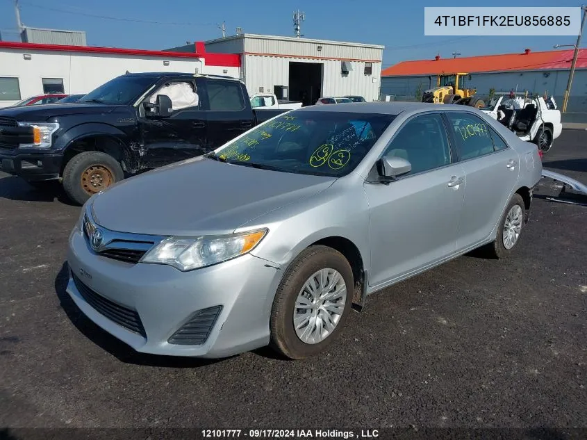 4T1BF1FK2EU856885 2014 Toyota Camry Le