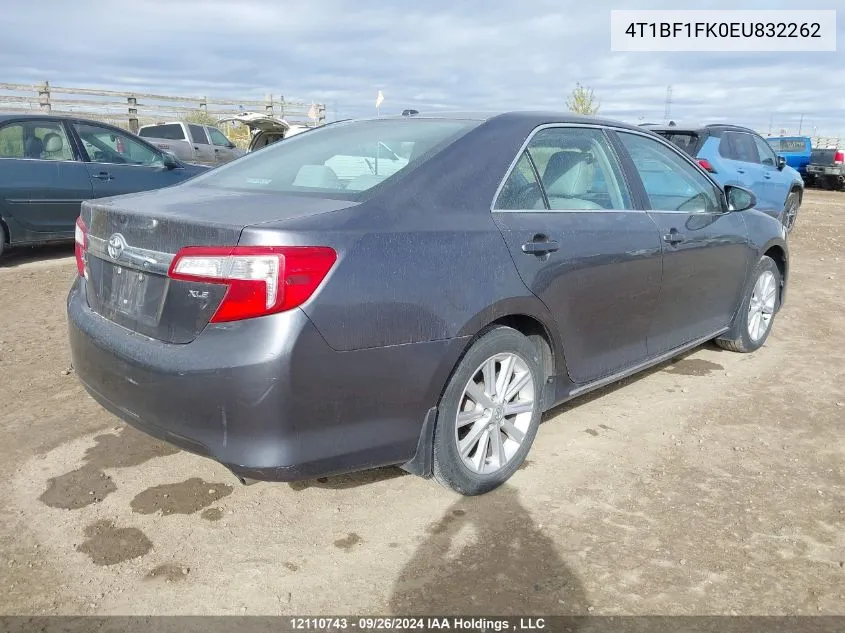 4T1BF1FK0EU832262 2014 Toyota Camry L/Se/Le/Xle