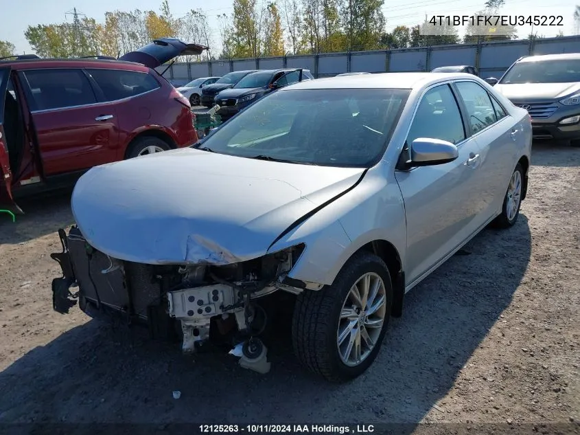 4T1BF1FK7EU345222 2014 Toyota Camry L/Se/Le/Xle