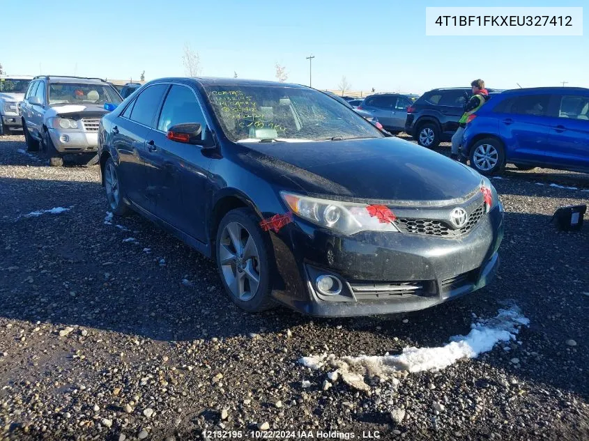 2014 Toyota Camry L/Se/Le/Xle VIN: 4T1BF1FKXEU327412 Lot: 12132195