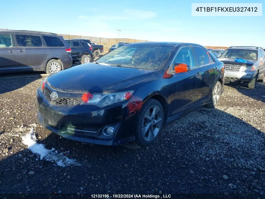 2014 Toyota Camry L/Se/Le/Xle VIN: 4T1BF1FKXEU327412 Lot: 12132195