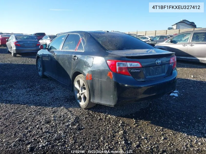 2014 Toyota Camry L/Se/Le/Xle VIN: 4T1BF1FKXEU327412 Lot: 12132195