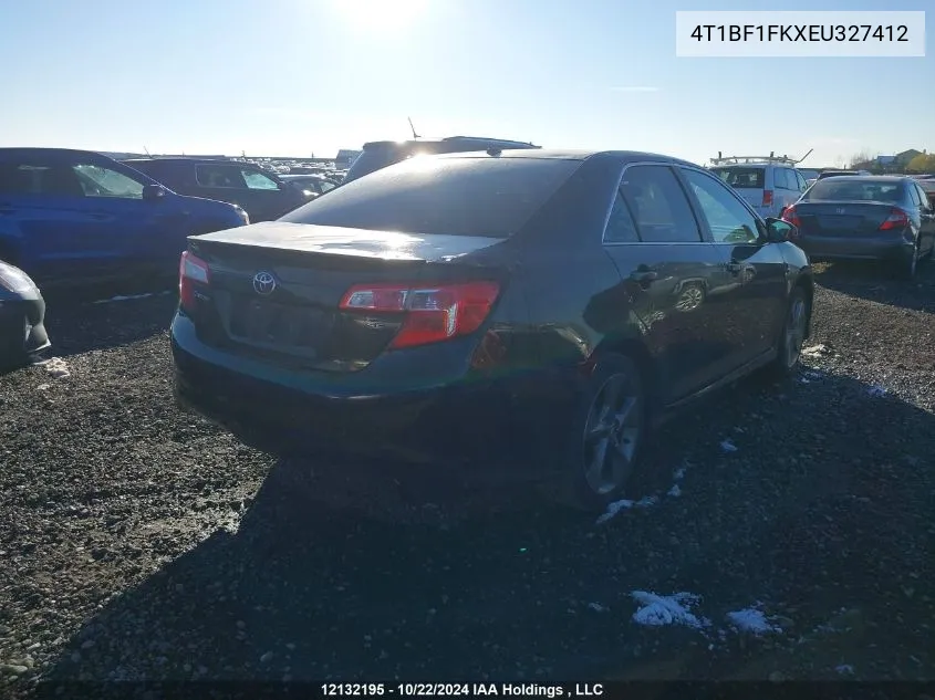 2014 Toyota Camry L/Se/Le/Xle VIN: 4T1BF1FKXEU327412 Lot: 12132195