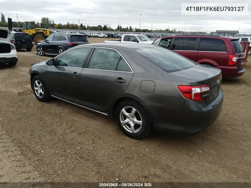 2014 Toyota Camry L/Se/Le/Xle VIN: 4T1BF1FK6EU793127 Lot: 30045968