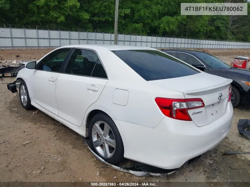 4T1BF1FK5EU780062 2014 Toyota Camry Se