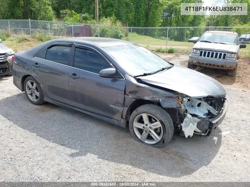 2014 Toyota Camry Se VIN: 4T1BF1FK6EU838471 Lot: 39342682