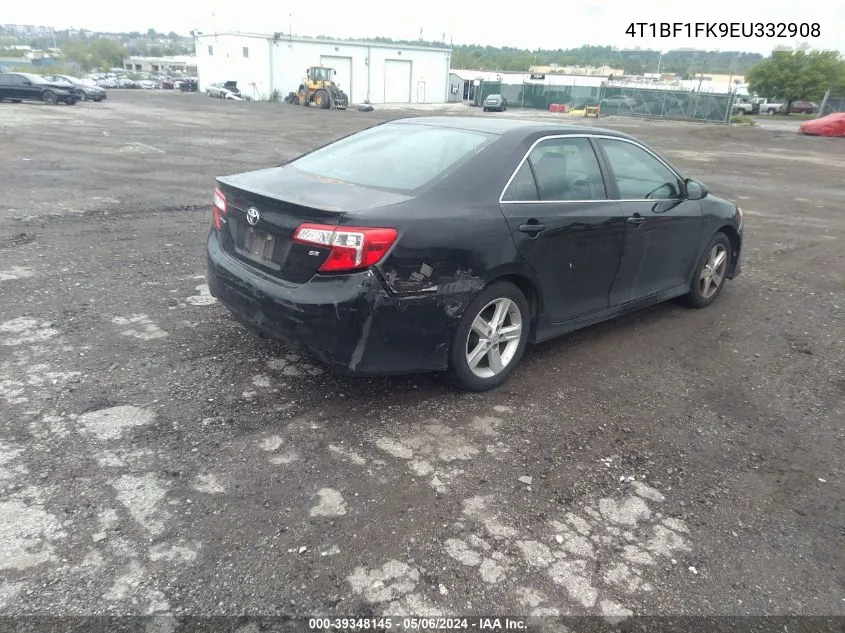 2014 Toyota Camry L/Le/Se/Se Sport/Xle VIN: 4T1BF1FK9EU332908 Lot: 39348145