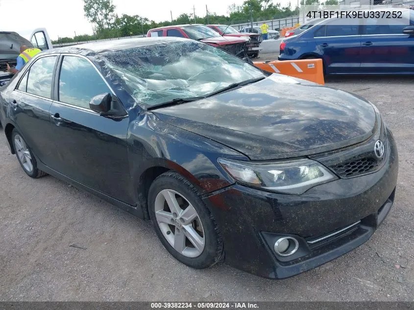 2014 Toyota Camry Se VIN: 4T1BF1FK9EU337252 Lot: 39382234