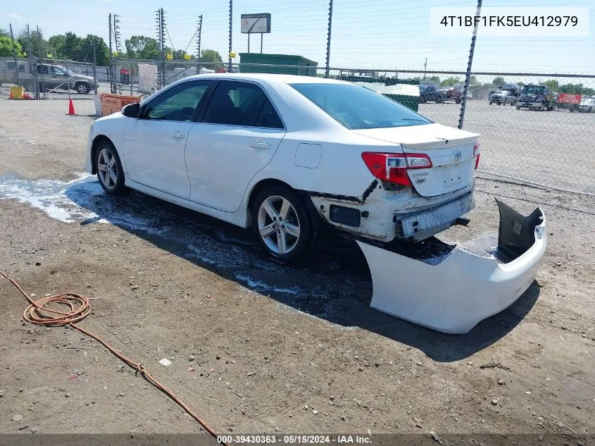 2014 Toyota Camry L/Le/Se/Se Sport/Xle VIN: 4T1BF1FK5EU412979 Lot: 39430363