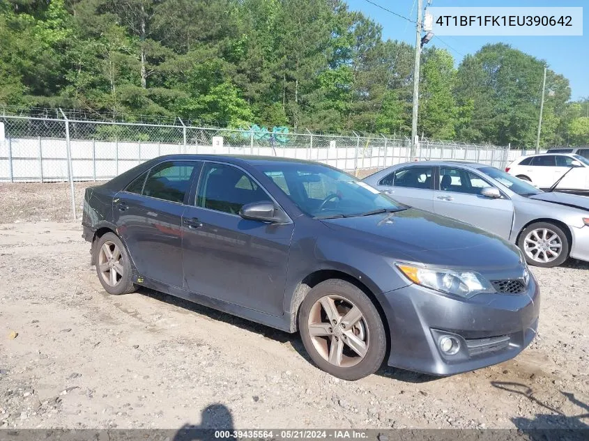 2014 Toyota Camry Se VIN: 4T1BF1FK1EU390642 Lot: 39435564