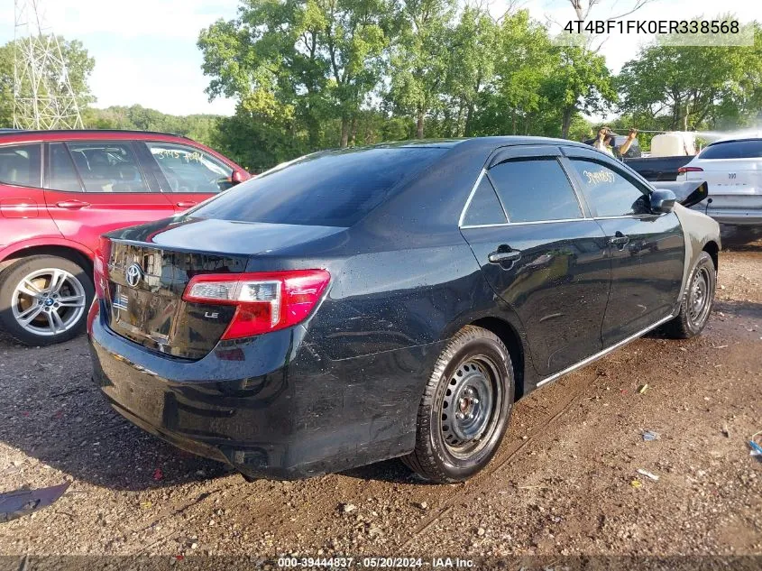 2014 Toyota Camry Le VIN: 4T4BF1FK0ER338568 Lot: 39444837