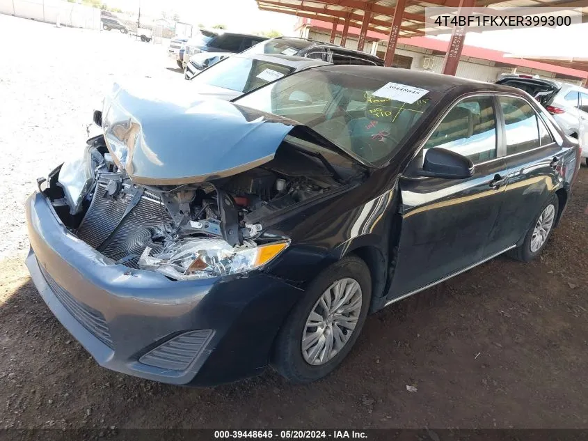 2014 Toyota Camry Le VIN: 4T4BF1FKXER399300 Lot: 39448645