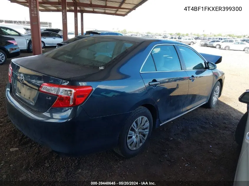 4T4BF1FKXER399300 2014 Toyota Camry Le