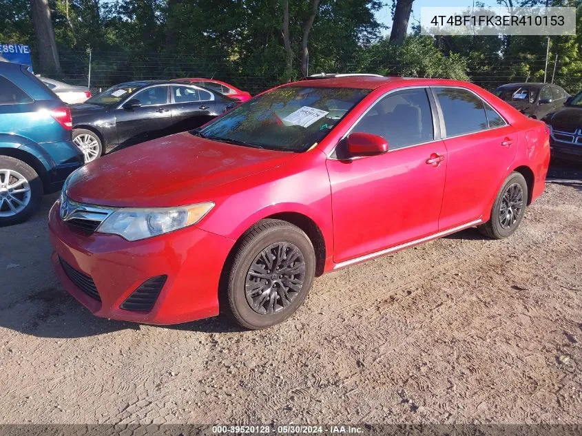 4T4BF1FK3ER410153 2014 Toyota Camry Le