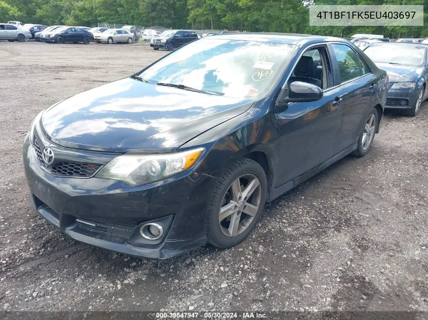 2014 Toyota Camry Se VIN: 4T1BF1FK5EU403697 Lot: 39547947