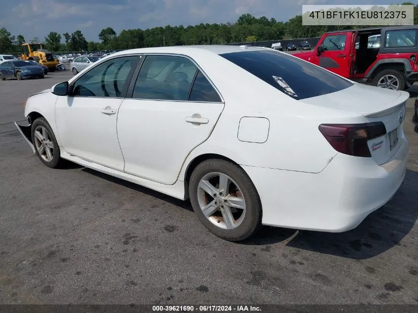 4T1BF1FK1EU812375 2014 Toyota Camry Se