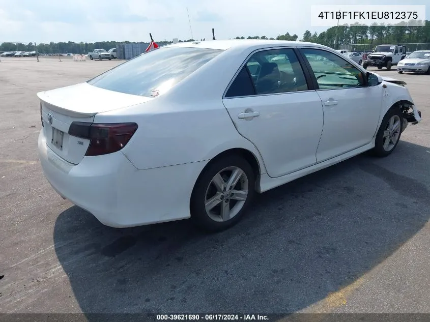 4T1BF1FK1EU812375 2014 Toyota Camry Se