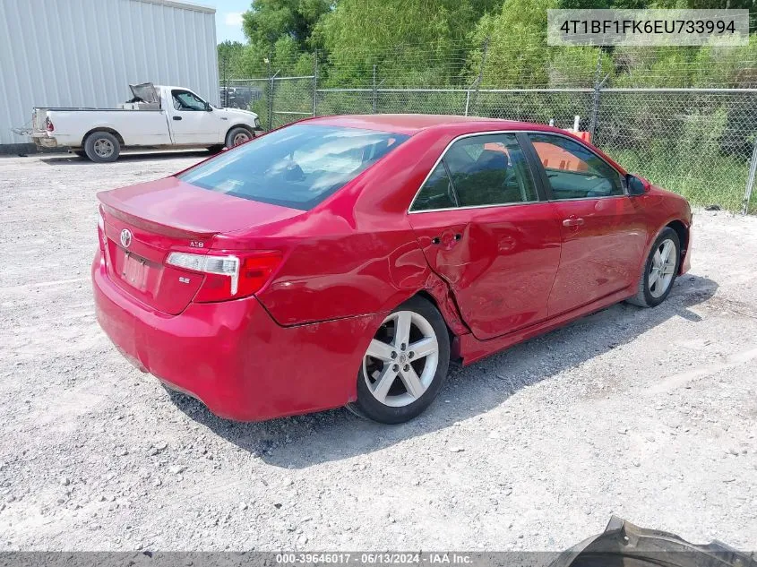 4T1BF1FK6EU733994 2014 Toyota Camry Se