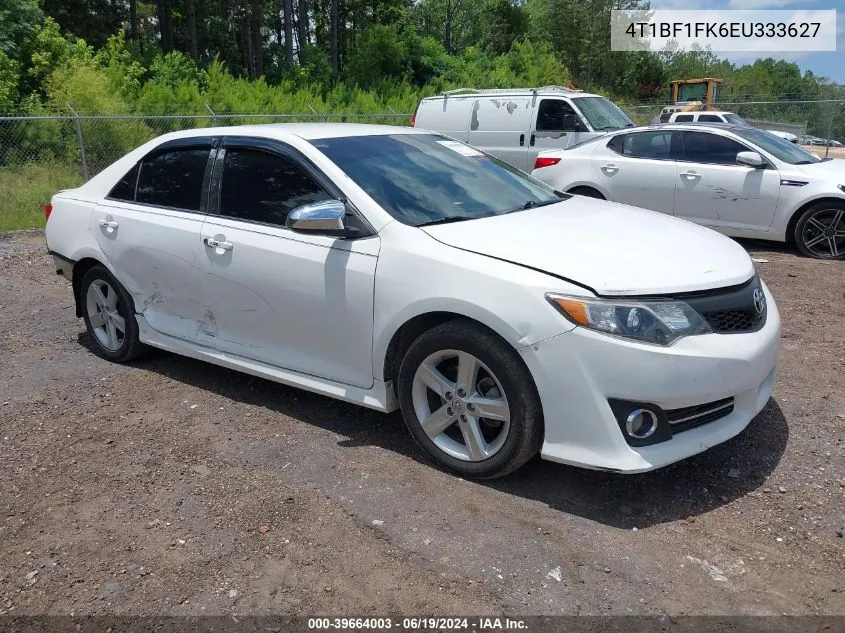 2014 Toyota Camry Se VIN: 4T1BF1FK6EU333627 Lot: 39664003