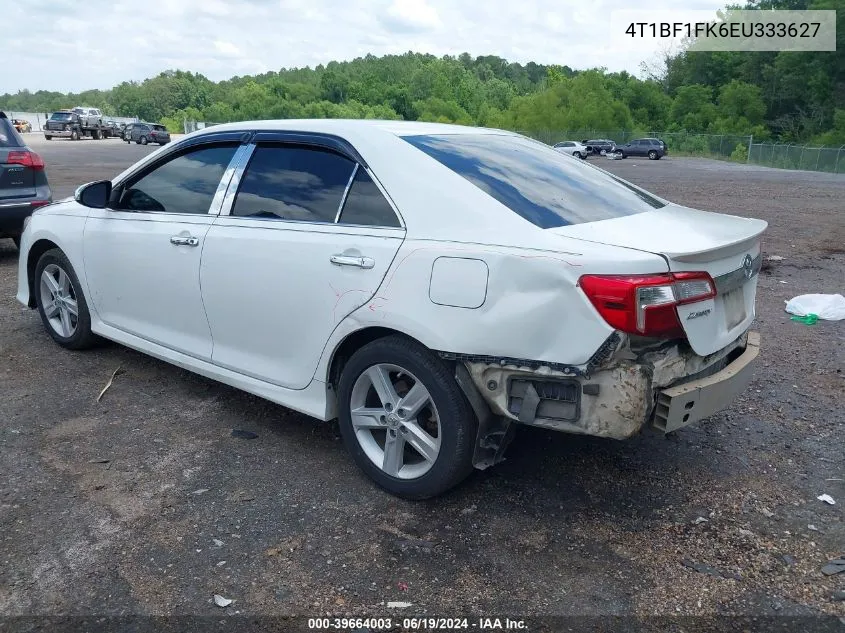 2014 Toyota Camry Se VIN: 4T1BF1FK6EU333627 Lot: 39664003