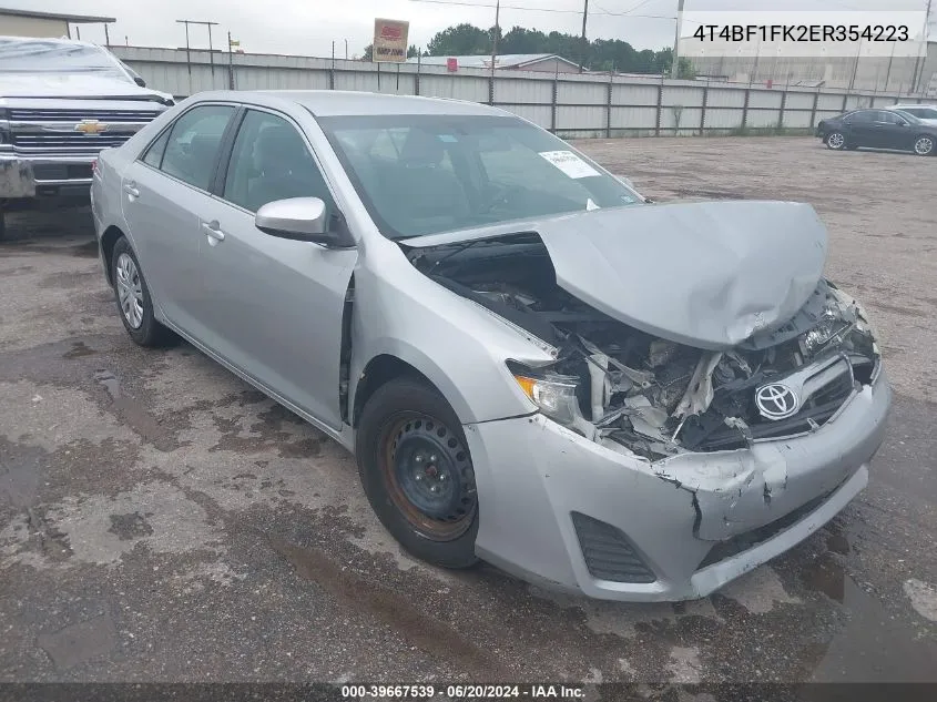 4T4BF1FK2ER354223 2014 Toyota Camry Le