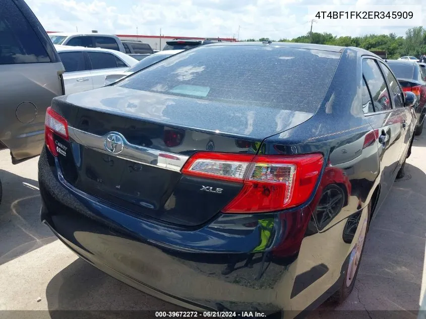 4T4BF1FK2ER345909 2014 Toyota Camry L/Le/Se/Se Sport/Xle