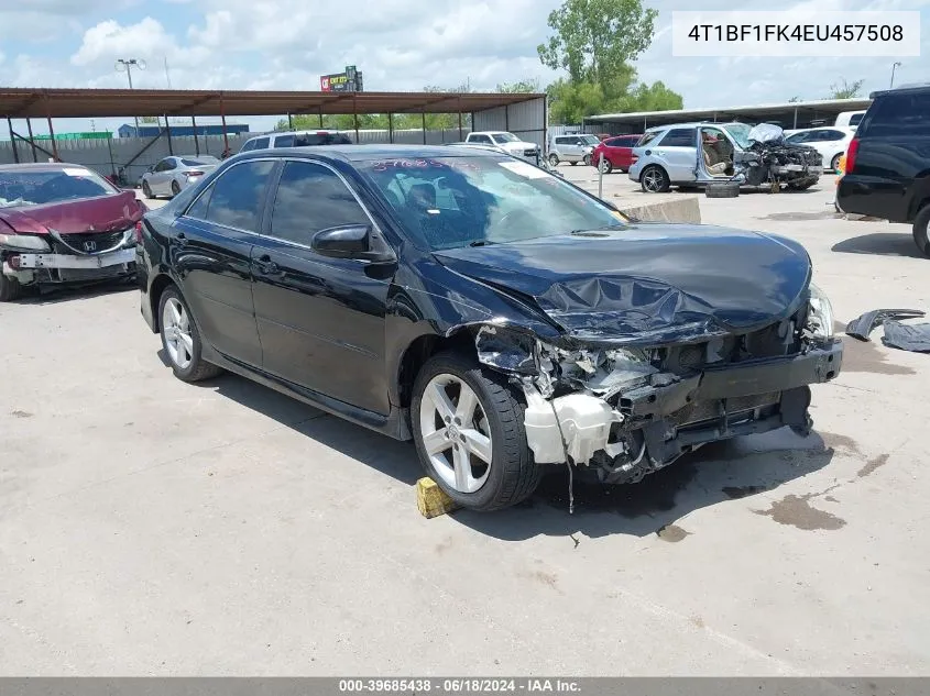 2014 Toyota Camry Se VIN: 4T1BF1FK4EU457508 Lot: 39685438