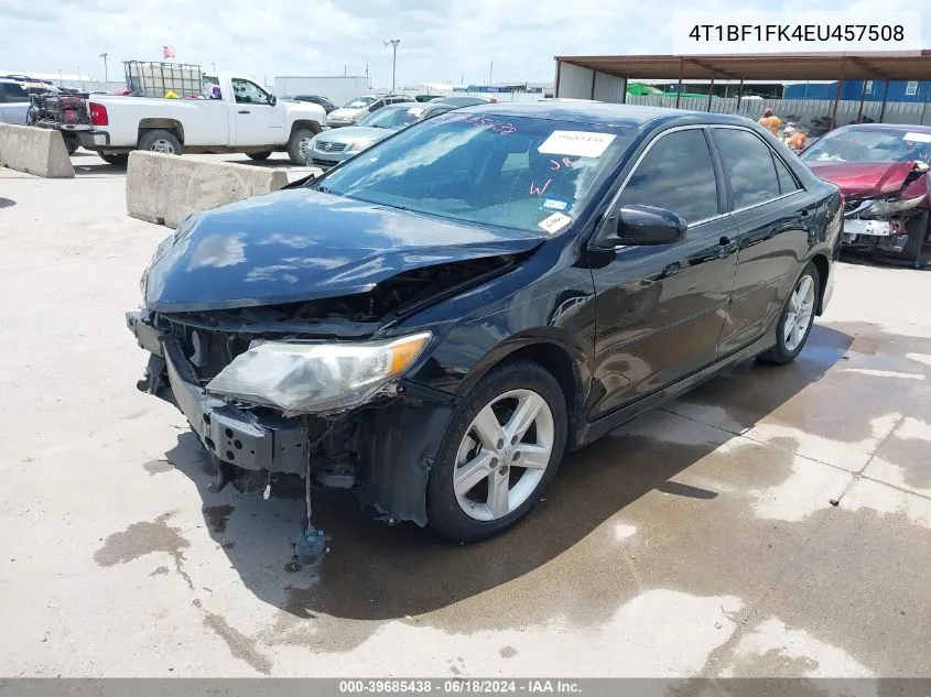 2014 Toyota Camry Se VIN: 4T1BF1FK4EU457508 Lot: 39685438