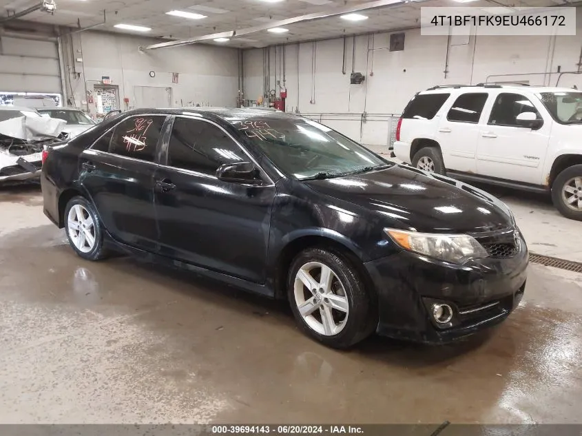 2014 Toyota Camry Se VIN: 4T1BF1FK9EU466172 Lot: 39694143