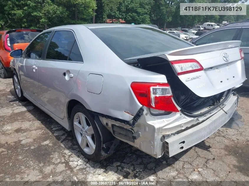 4T1BF1FK7EU398129 2014 Toyota Camry Se