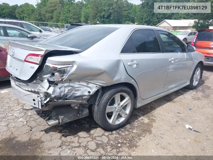 4T1BF1FK7EU398129 2014 Toyota Camry Se